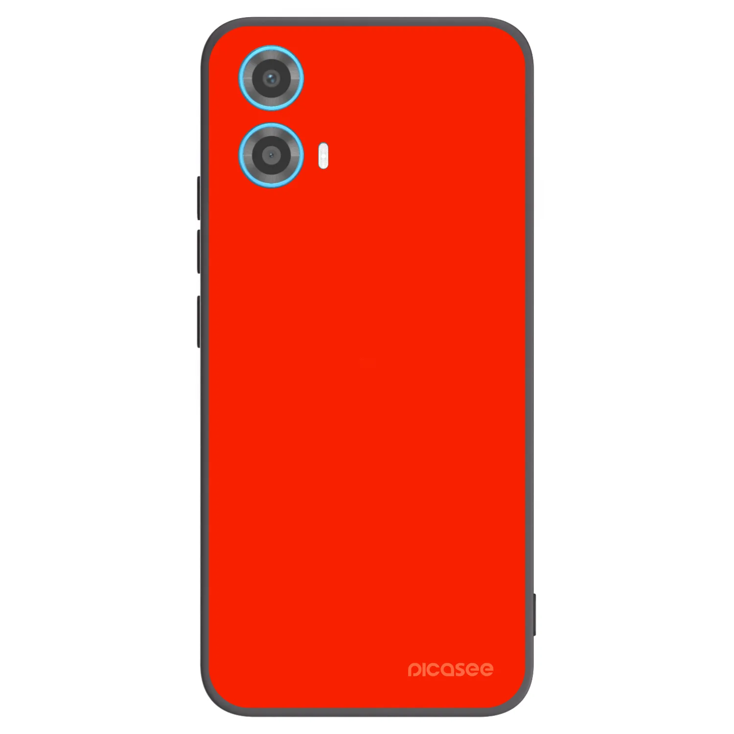 Picasee silikónový čierny obal pre Motorola Moto G34 5G - Maranello Red