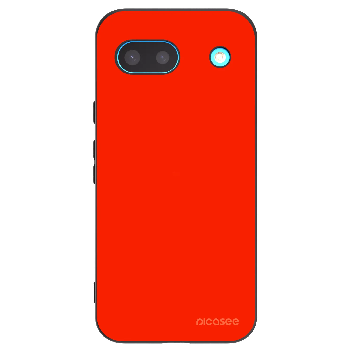 Picasee silikónový čierny obal pre Google Pixel 8a - Maranello Red