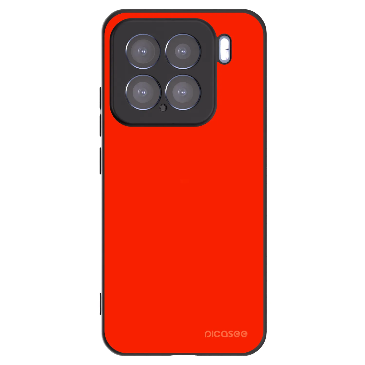 Silikónový čierny obal pre Xiaomi 15 - Maranello Red