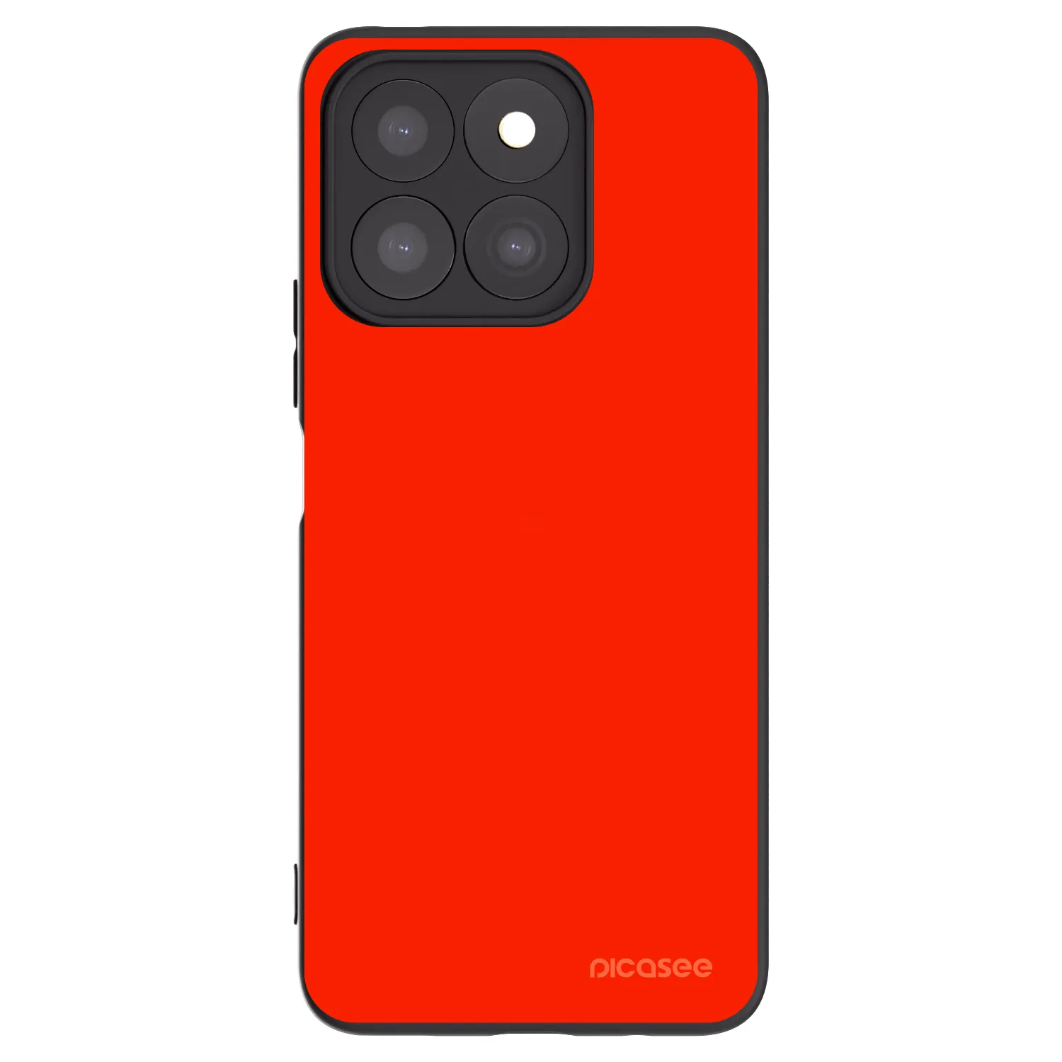 Picasee silikónový čierny obal pre Honor X8c - Maranello Red