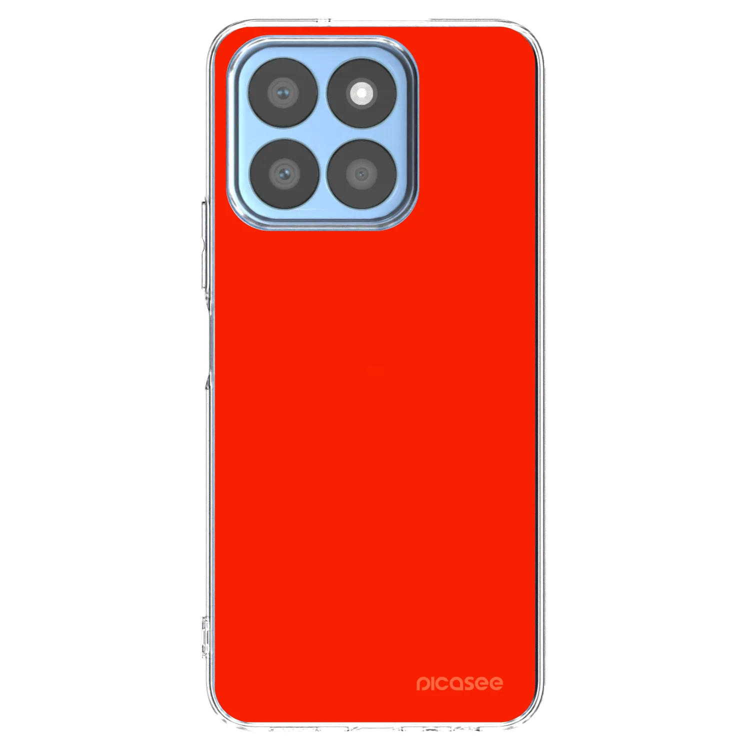 Picasee silikónový prehľadný obal pre Honor X8c - Maranello Red