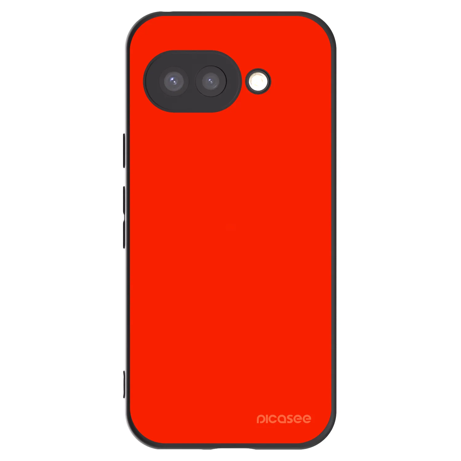 Picasee silikónový čierny obal pre Google Pixel 9a - Maranello Red