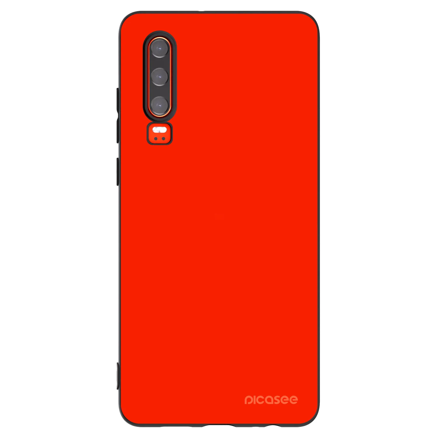 Picasee silikónový čierny obal pre Huawei P30 - Maranello Red