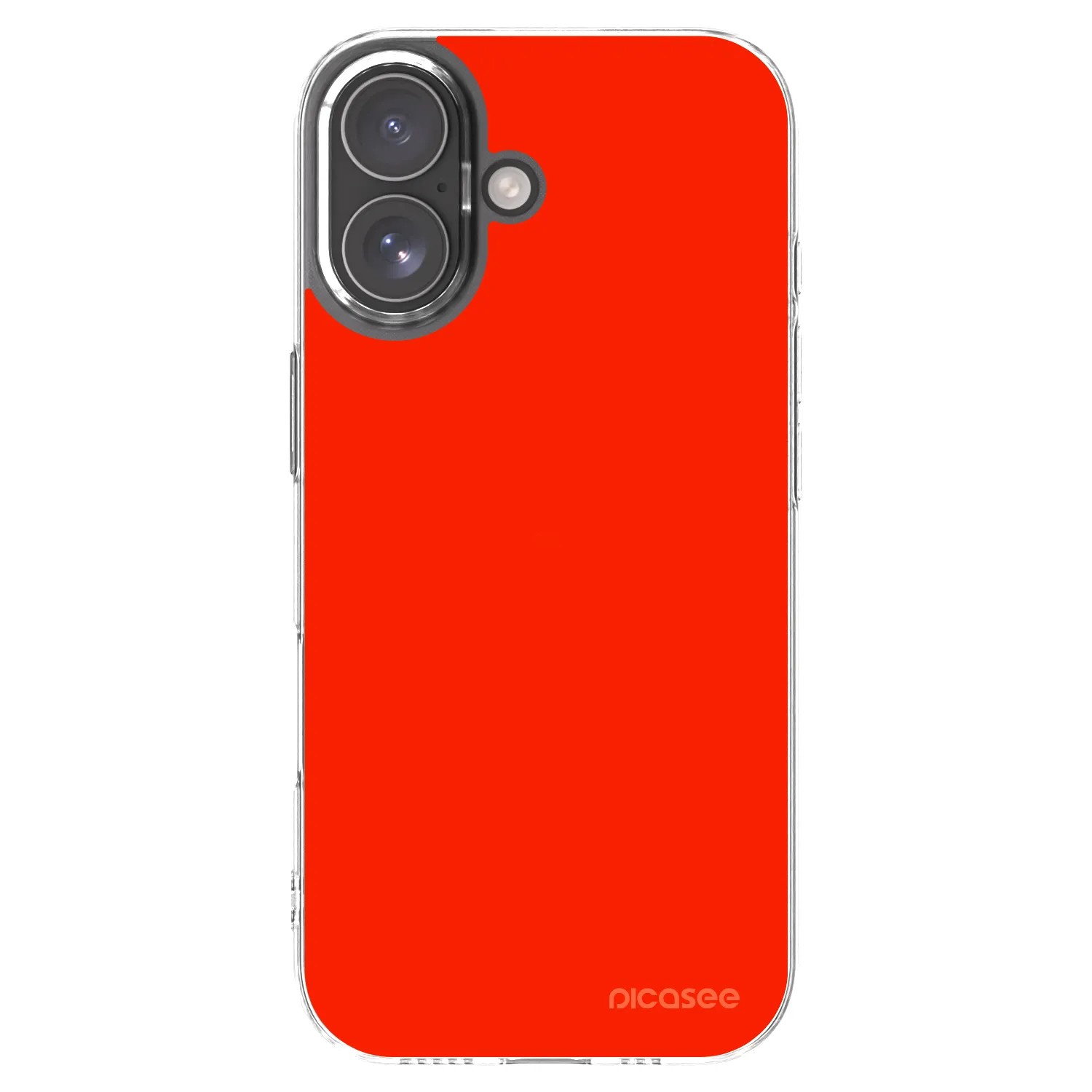 Picasee silikónový prehľadný obal pre Apple iPhone 17 - Maranello Red