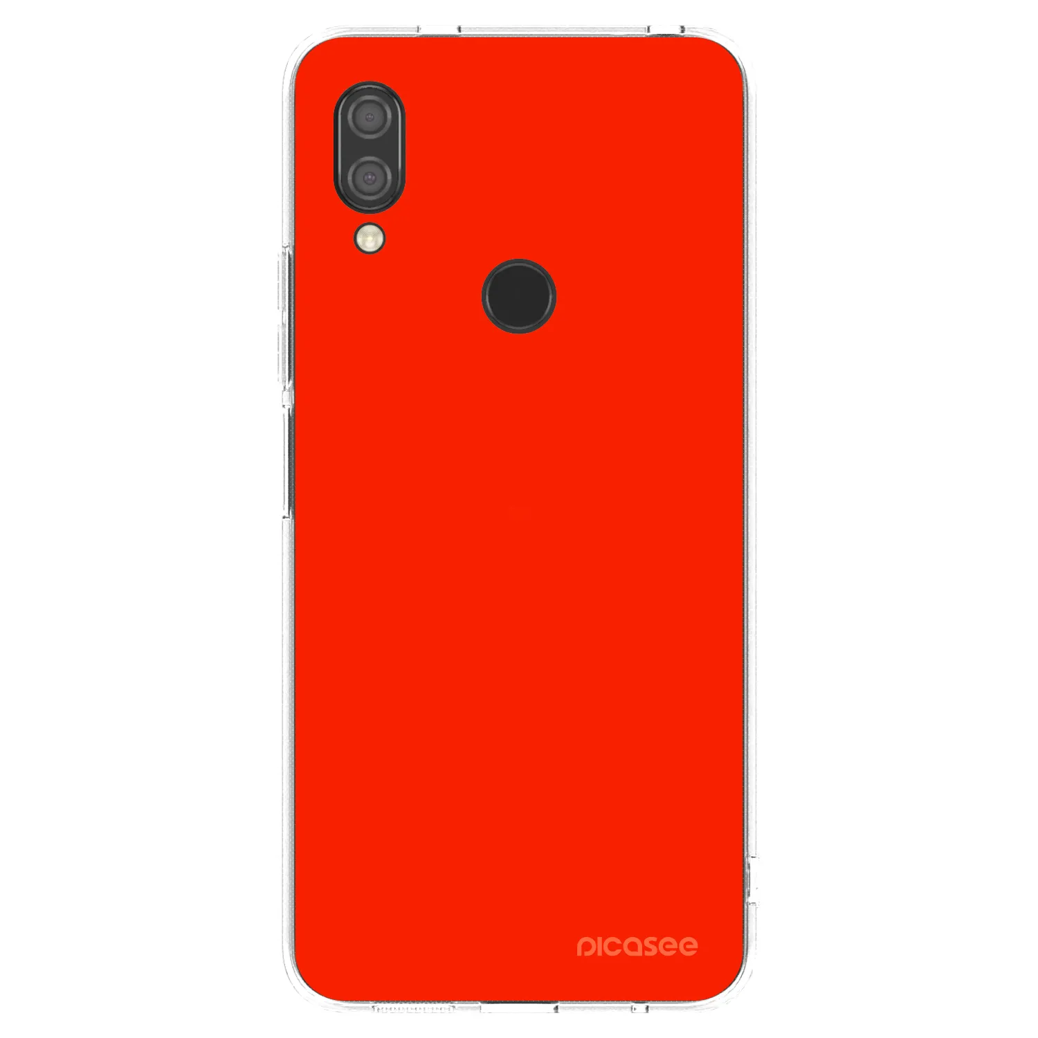 Picasee silikónový prehľadný obal pre Xiaomi Redmi 7 - Maranello Red