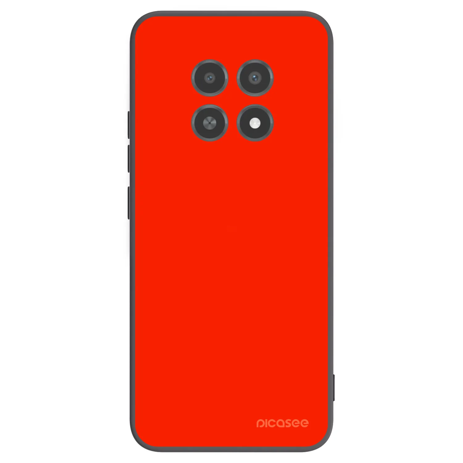 Picasee silikónový čierny obal pre Realme 12X - Maranello Red