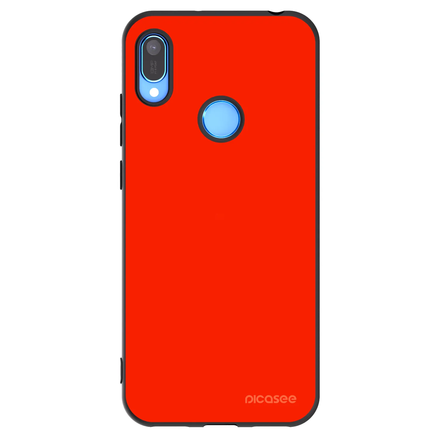 Picasee silikónový čierny obal pre Huawei Y6 2019 - Maranello Red