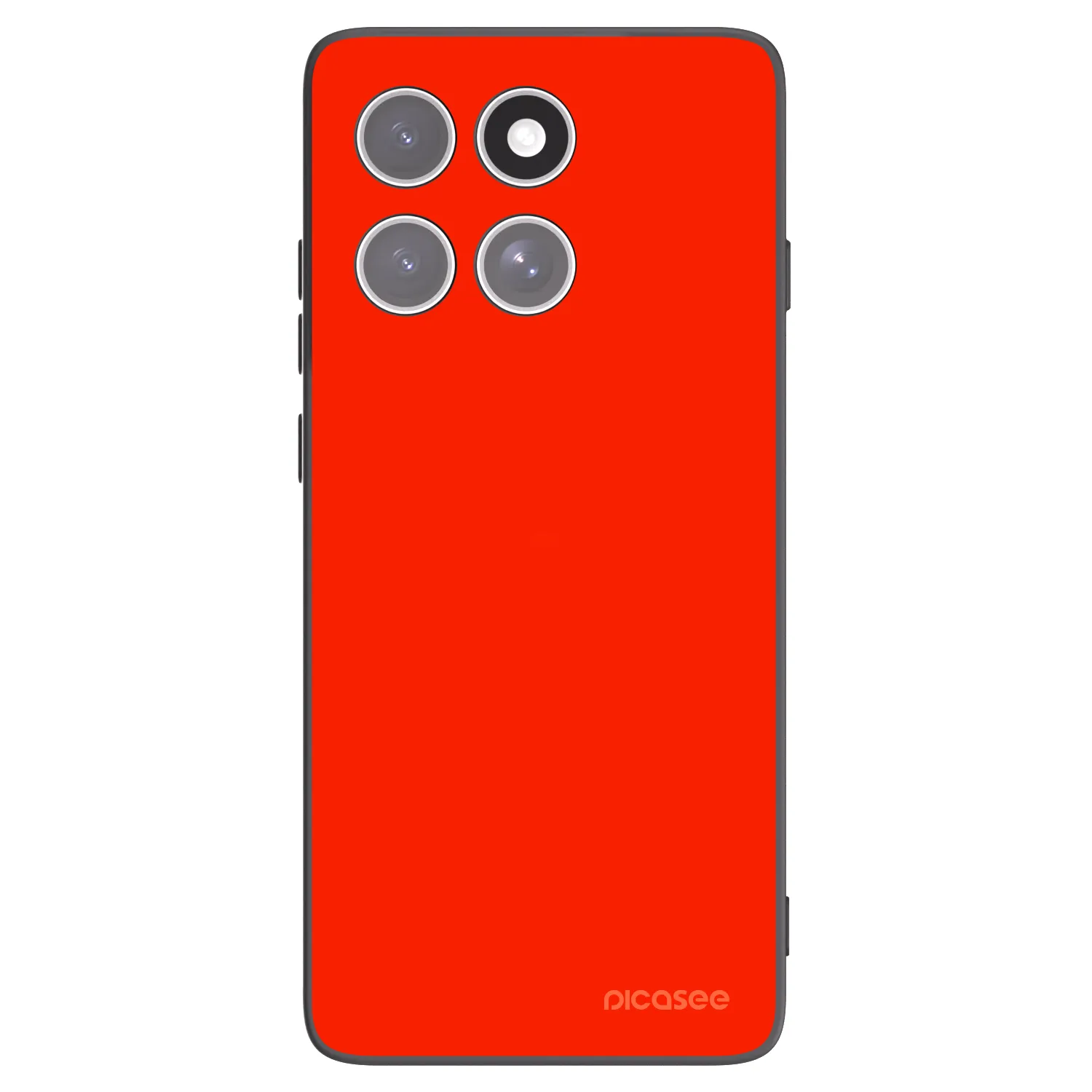 Picasee silikónový čierny obal pre Motorola Edge 60 Pro - Maranello Red