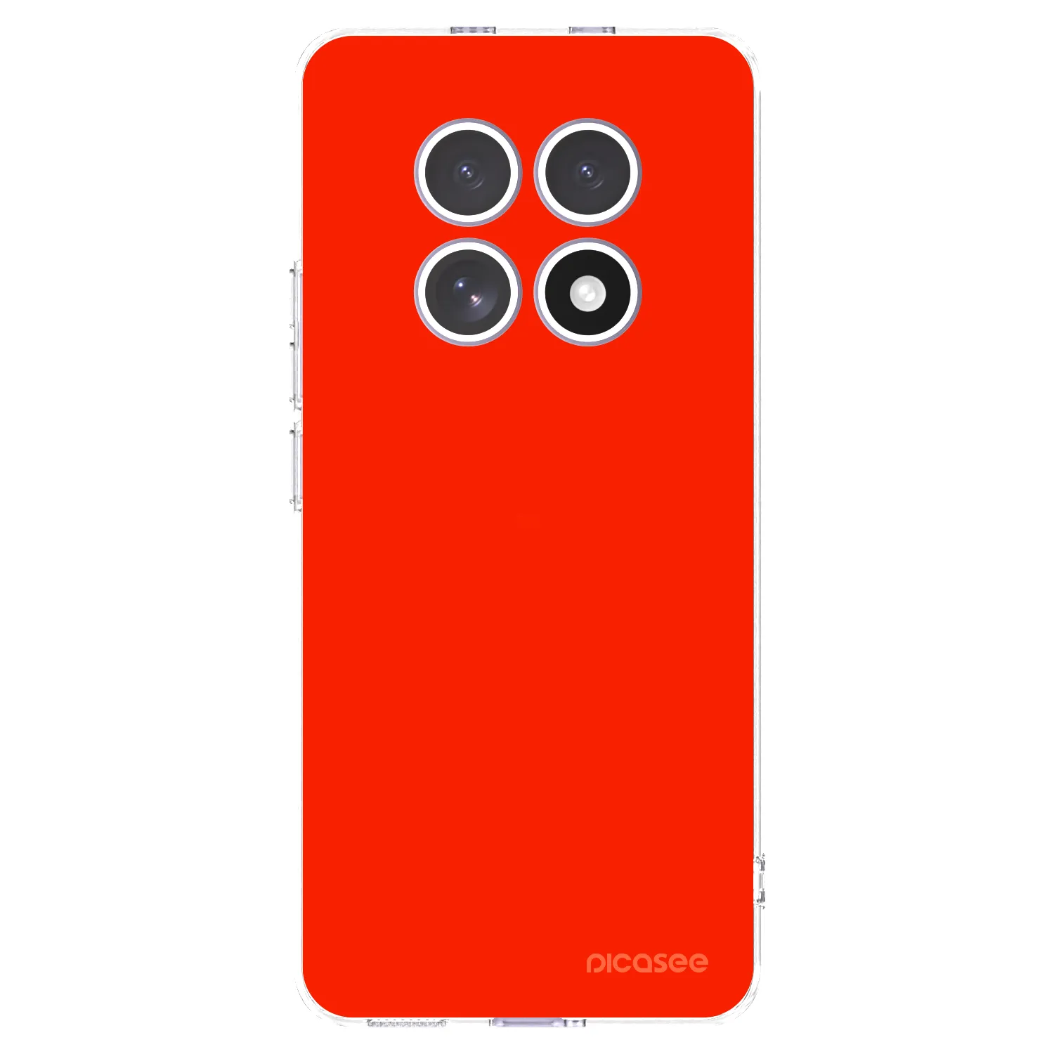 Picasee silikónový prehľadný obal pre Xiaomi Redmi Note 15 - Maranello Red