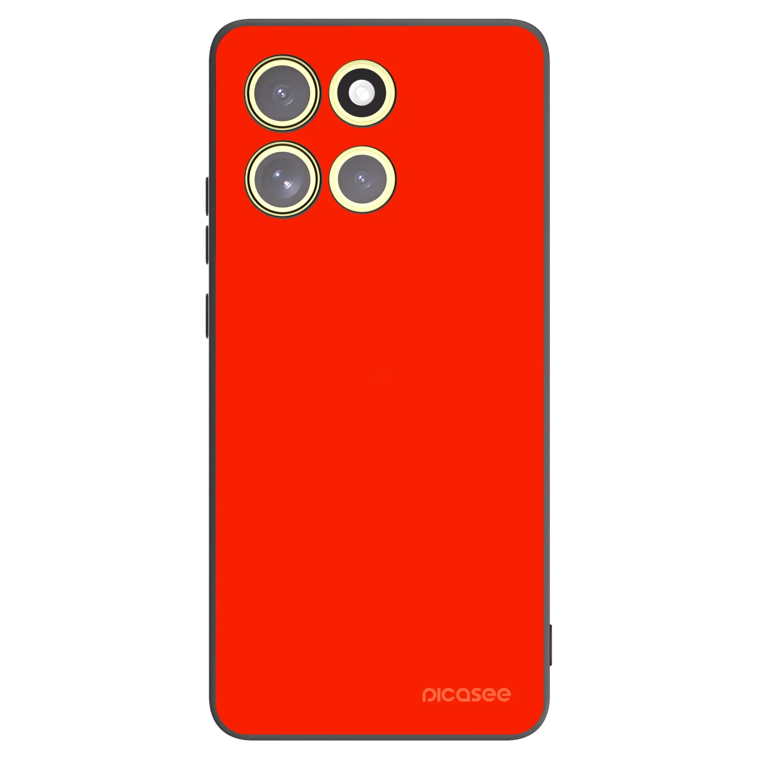 Picasee silikónový čierny obal pre Motorola Moto G86 Power 5G - Maranello Red