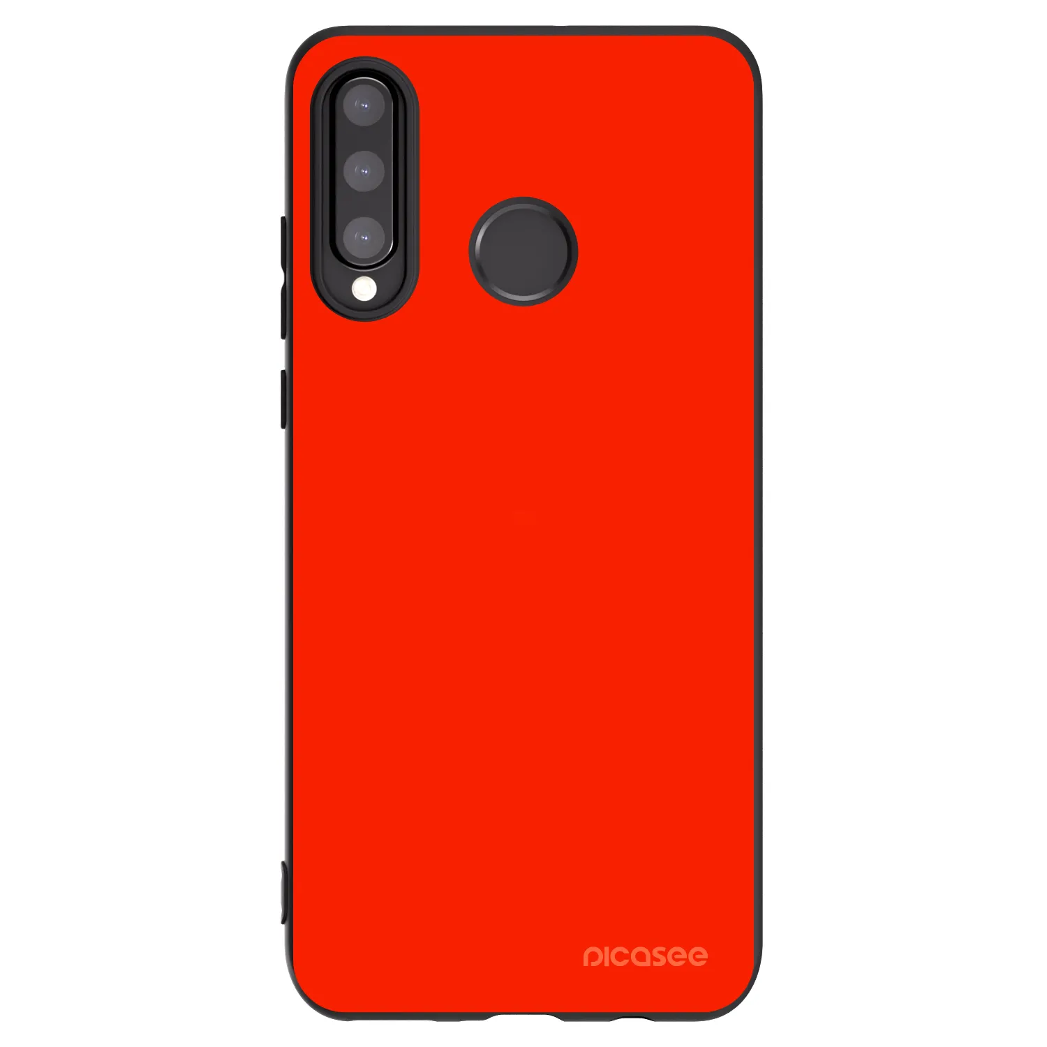 Picasee silikónový čierny obal pre Huawei P30 Lite - Maranello Red