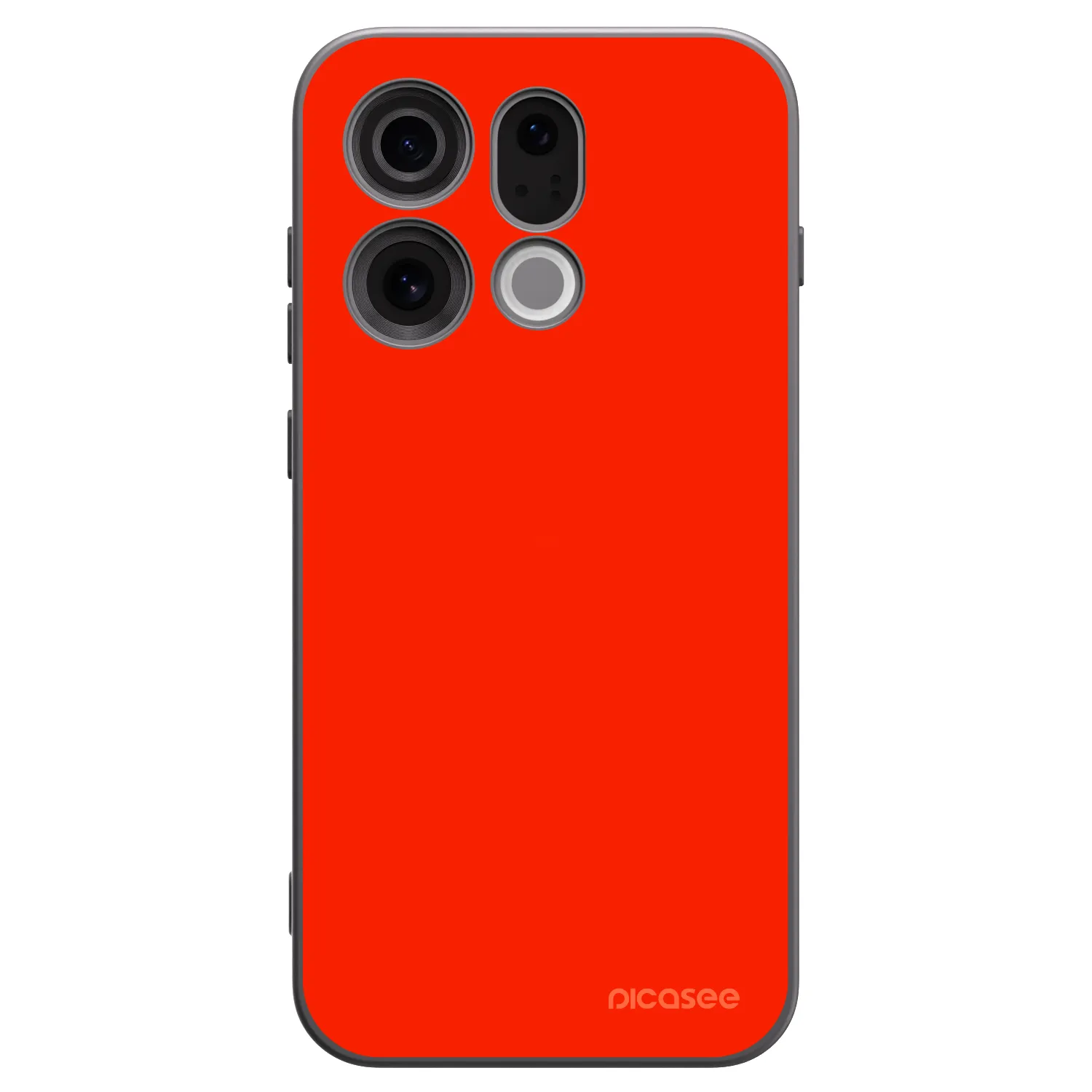 Picasee silikónový čierny obal pre OPPO Find X9 - Maranello Red