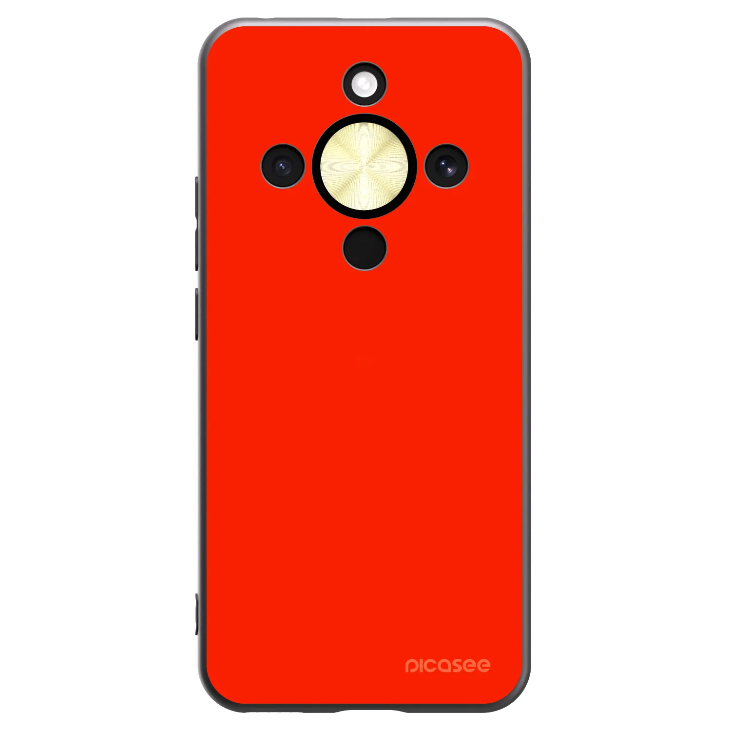 Picasee silikónový čierny obal pre Honor Magic8 Lite 5G - Maranello Red