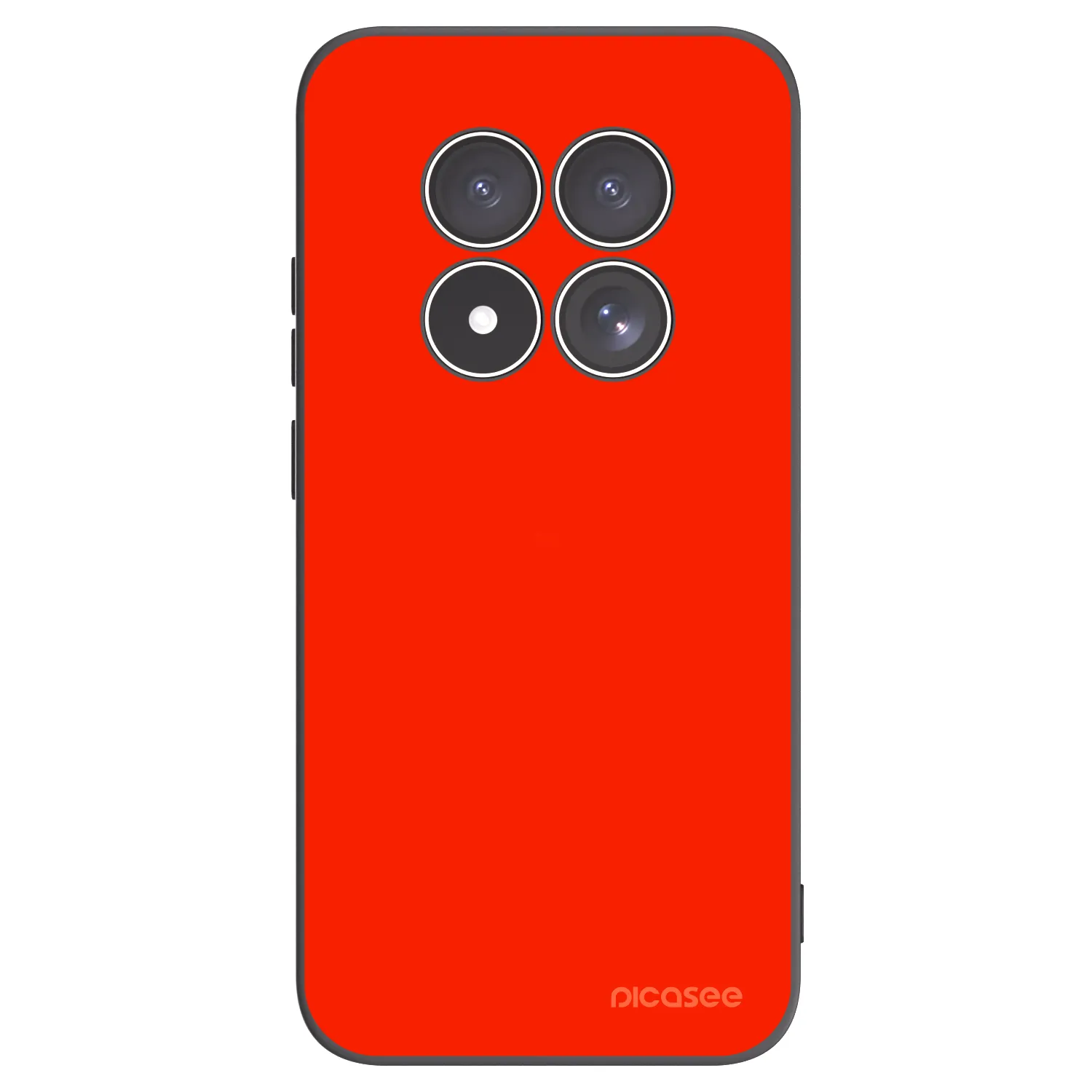 Picasee silikónový čierny obal pre Xiaomi Redmi Note 15 Pro 5G - Maranello Red