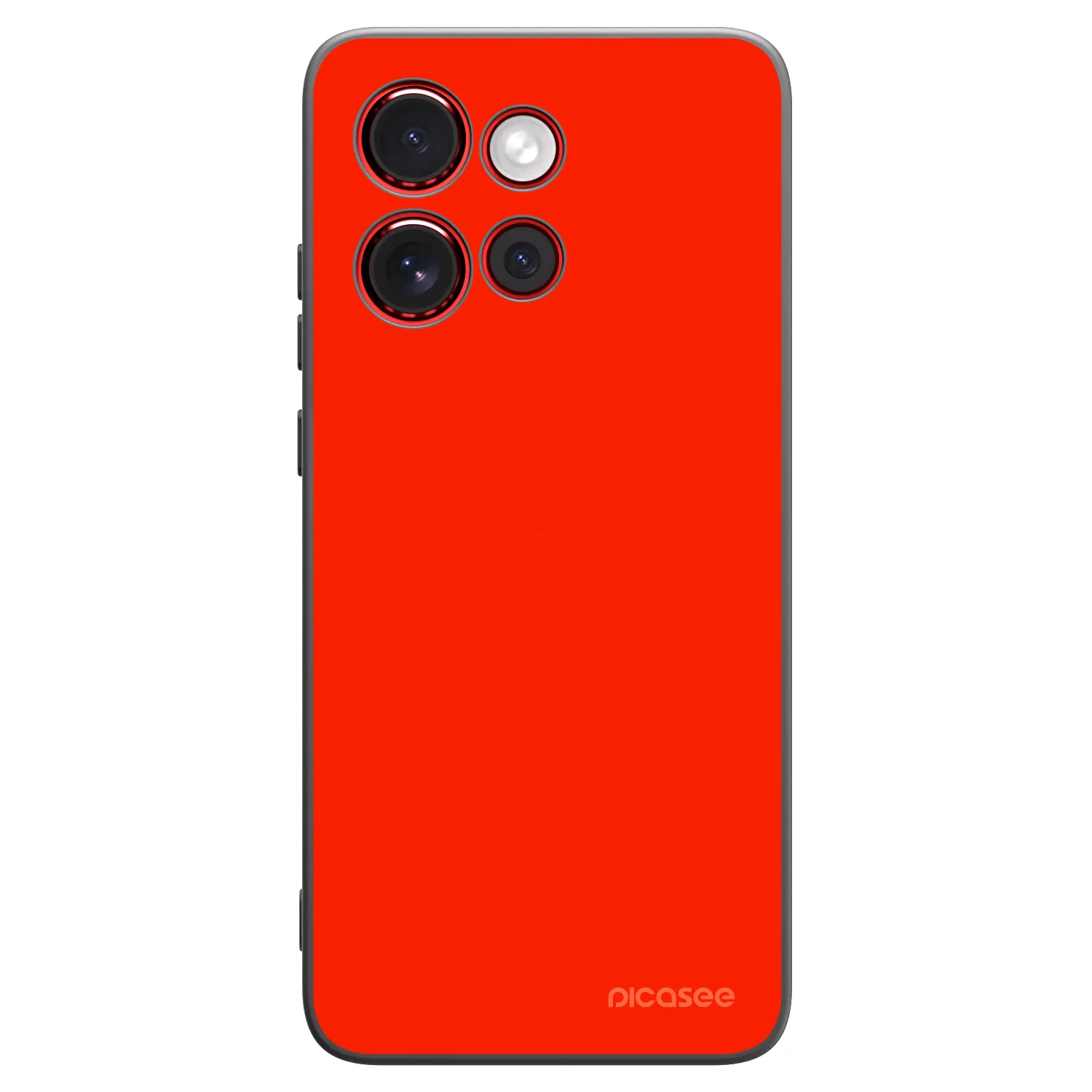 Picasee silikónový čierny obal pre Motorola Edge 60 Neo 5G - Maranello Red