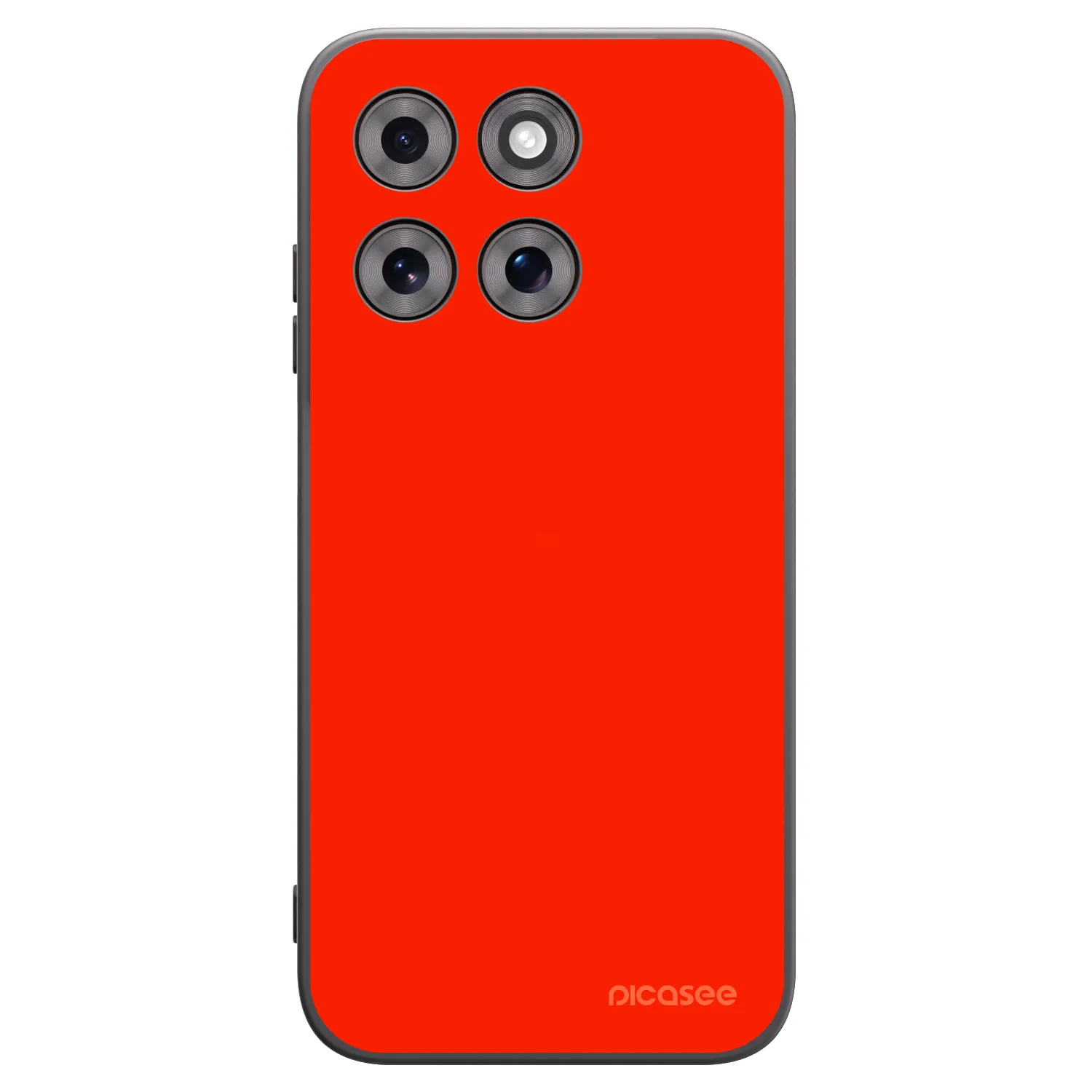 Picasee silikónový čierny obal pre Motorola Moto G77 - Maranello Red