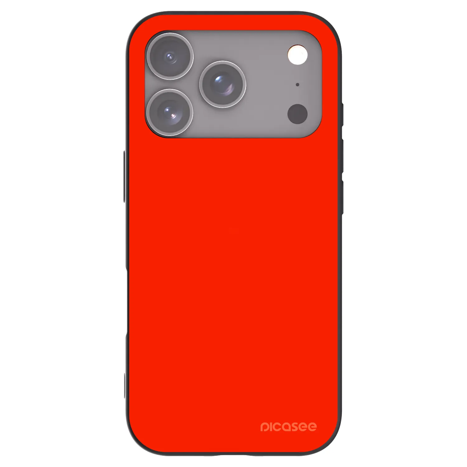 Picasee silikónový čierny obal pre Apple iPhone 18 Pro - Maranello Red