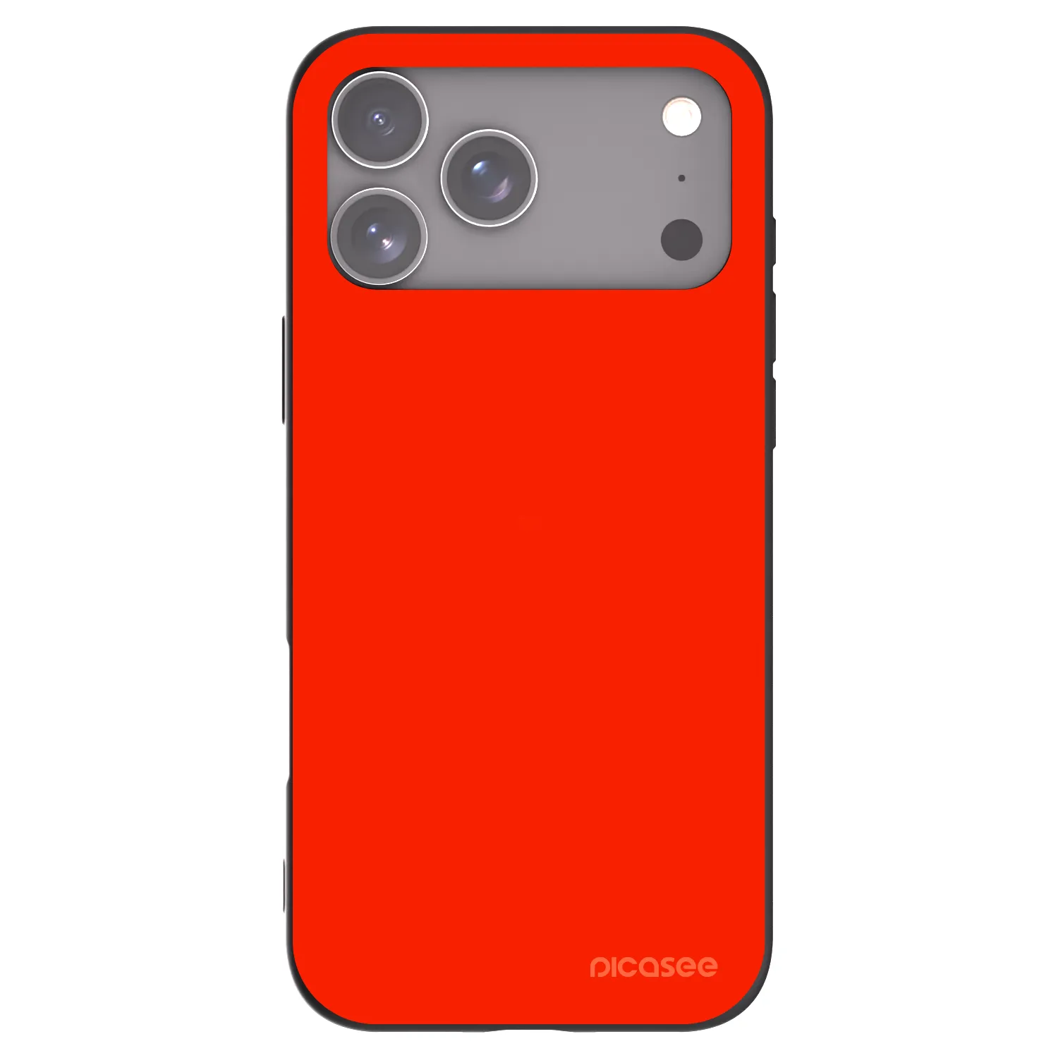 Picasee silikónový čierny obal pre Apple iPhone 18 Pro Max - Maranello Red