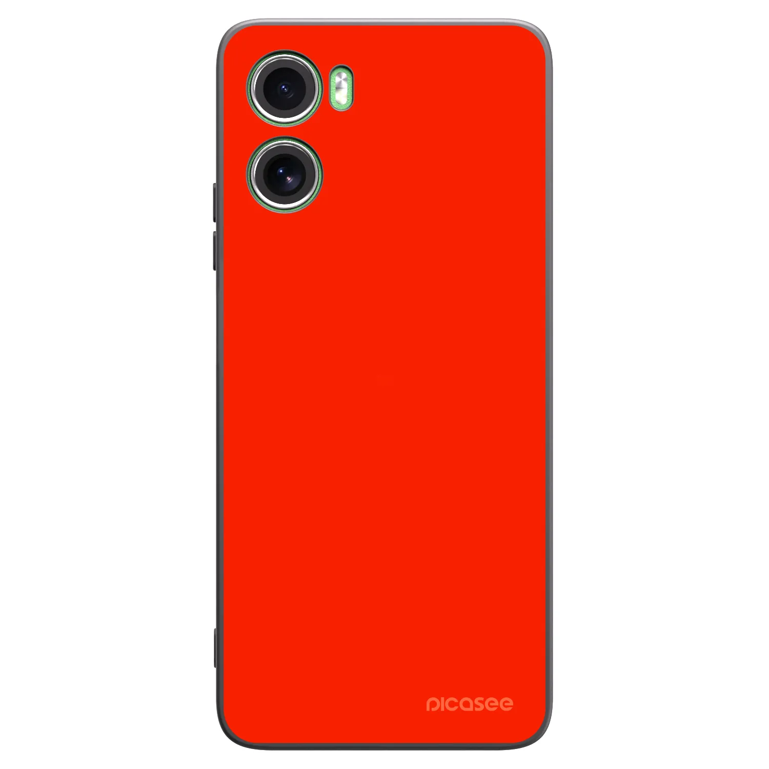 Picasee silikónový čierny obal pre Motorola Moto G06 - Maranello Red