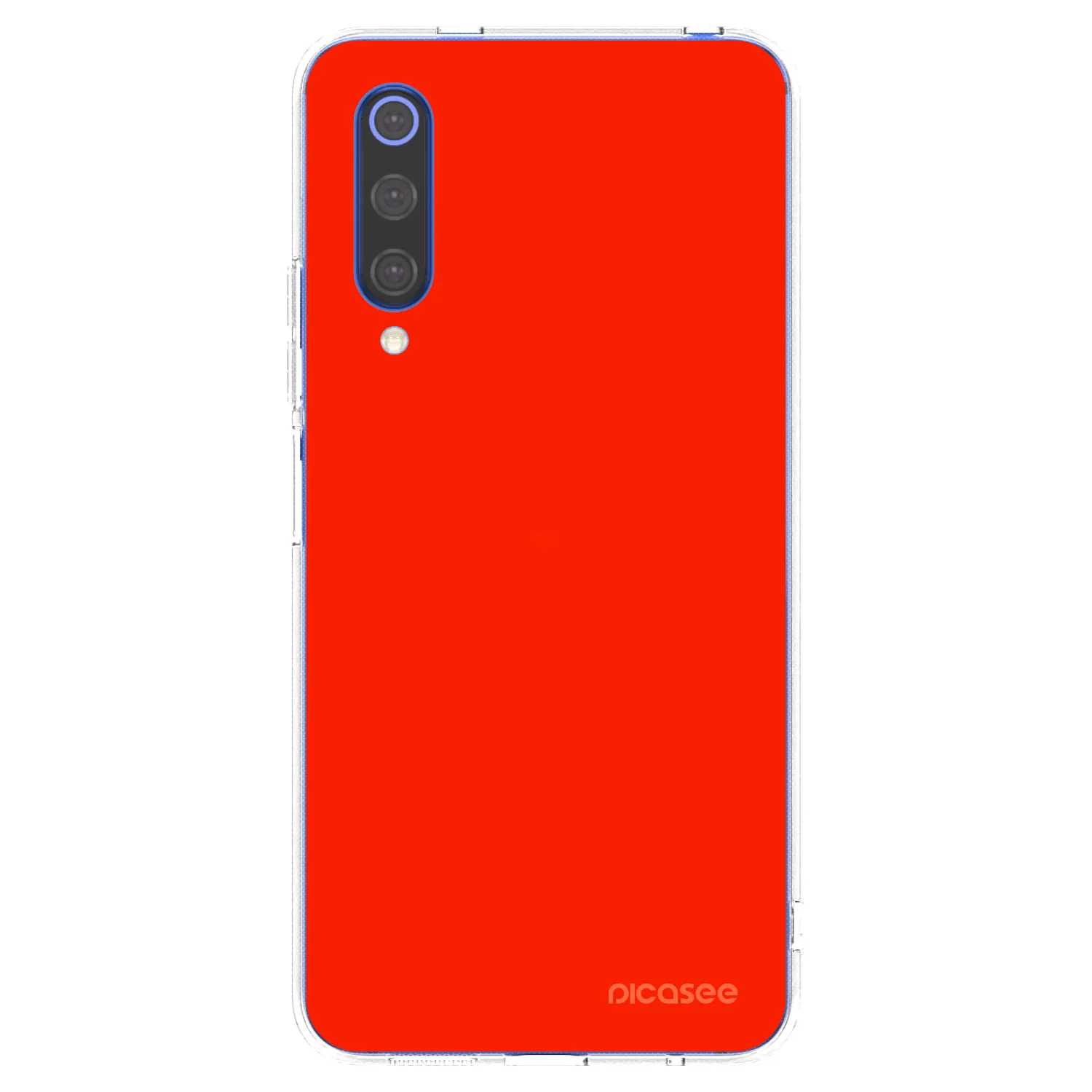 Picasee silikónový prehľadný obal pre Xiaomi Mi 9 SE - Maranello Red