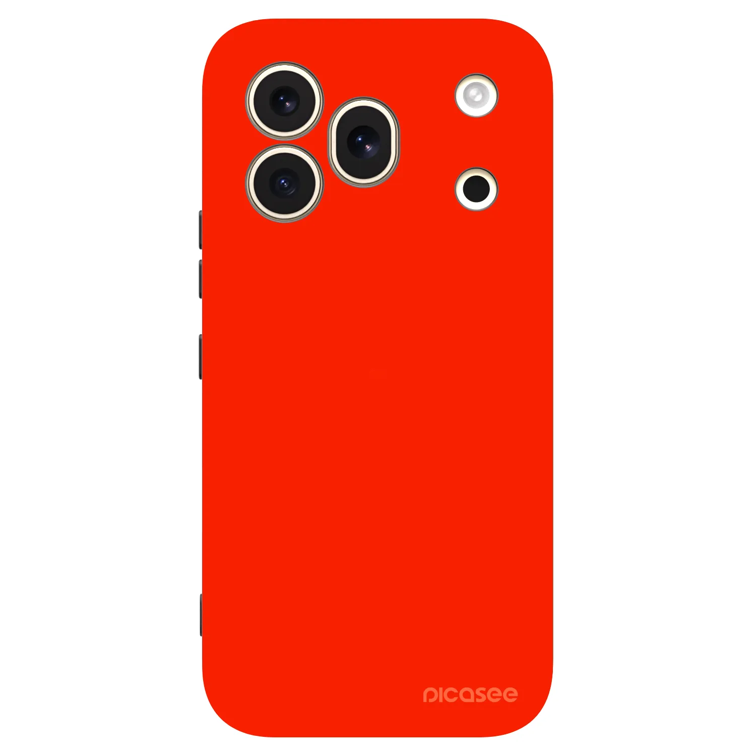 Picasee silikónový čierny obal pre Honor 600 Pro - Maranello Red