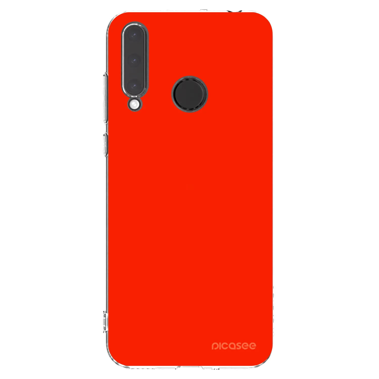 Picasee silikónový prehľadný obal pre Honor 20 Lite - Maranello Red