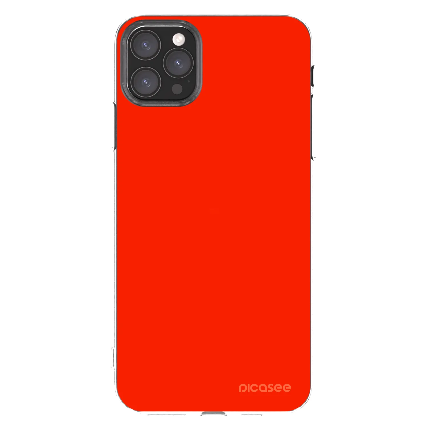 Picasee silikónový prehľadný obal pre Apple iPhone 11 Pro Max - Maranello Red