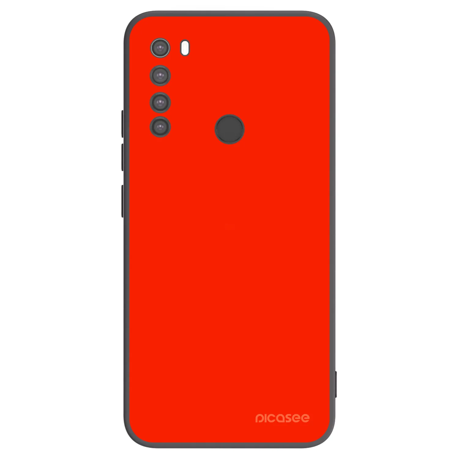Picasee silikónový čierny obal pre Xiaomi Redmi Note 8 - Maranello Red