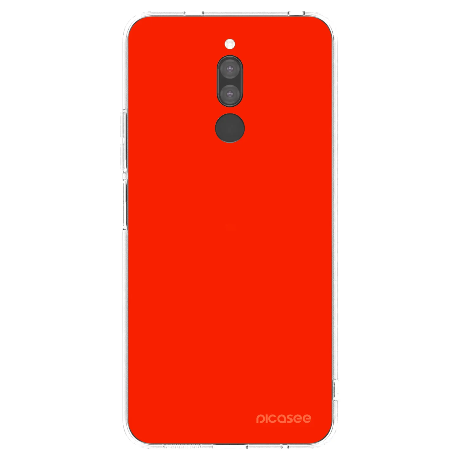 Silikónový prehľadný obal pre Xiaomi Redmi 8 - Maranello Red
