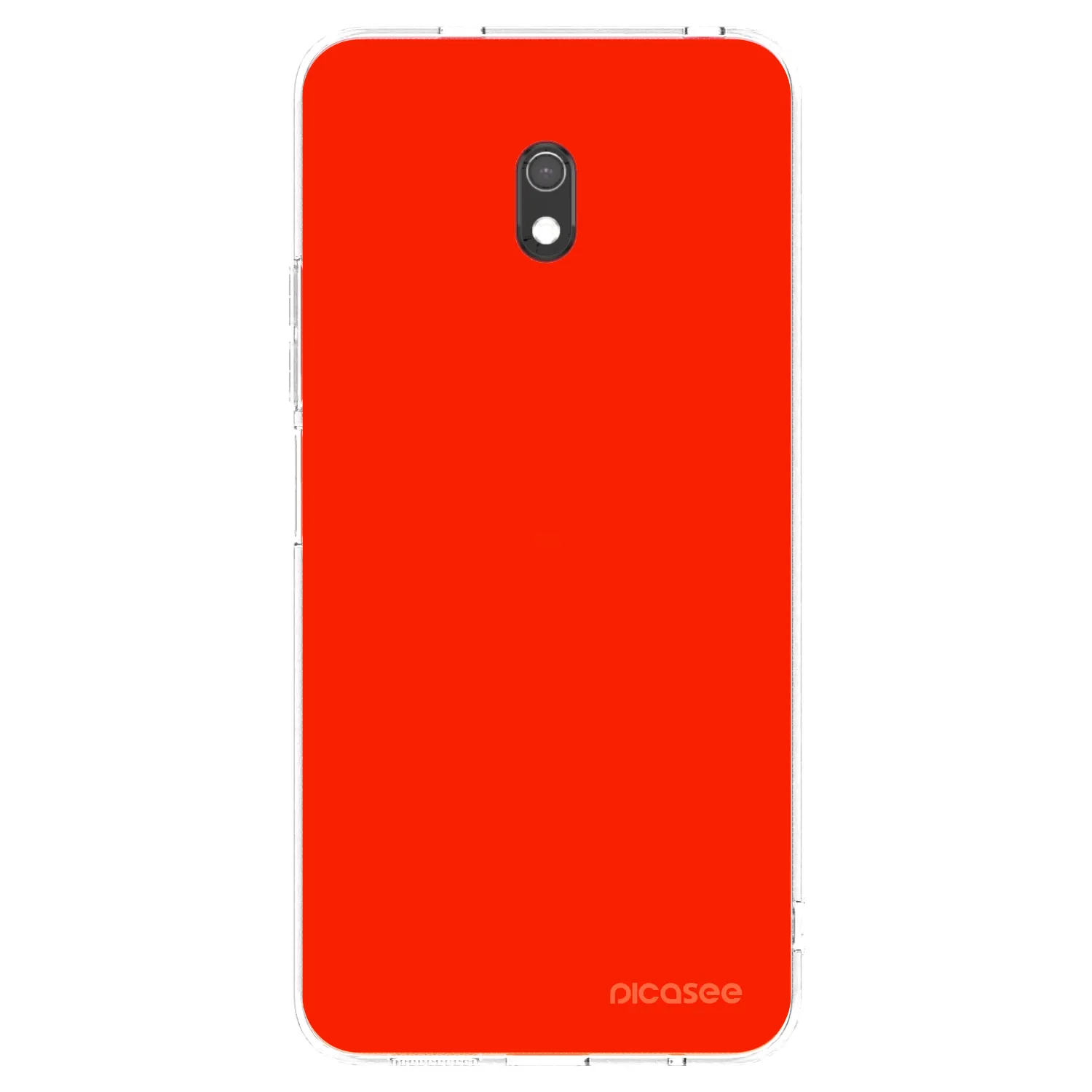 Picasee silikónový prehľadný obal pre Xiaomi Redmi 8A - Maranello Red