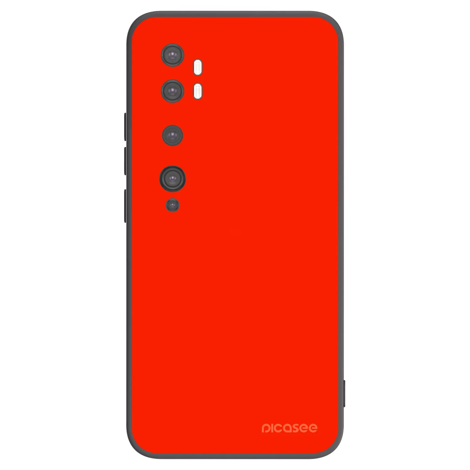 Picasee silikónový čierny obal pre Xiaomi Mi Note 10 (Pro) - Maranello Red