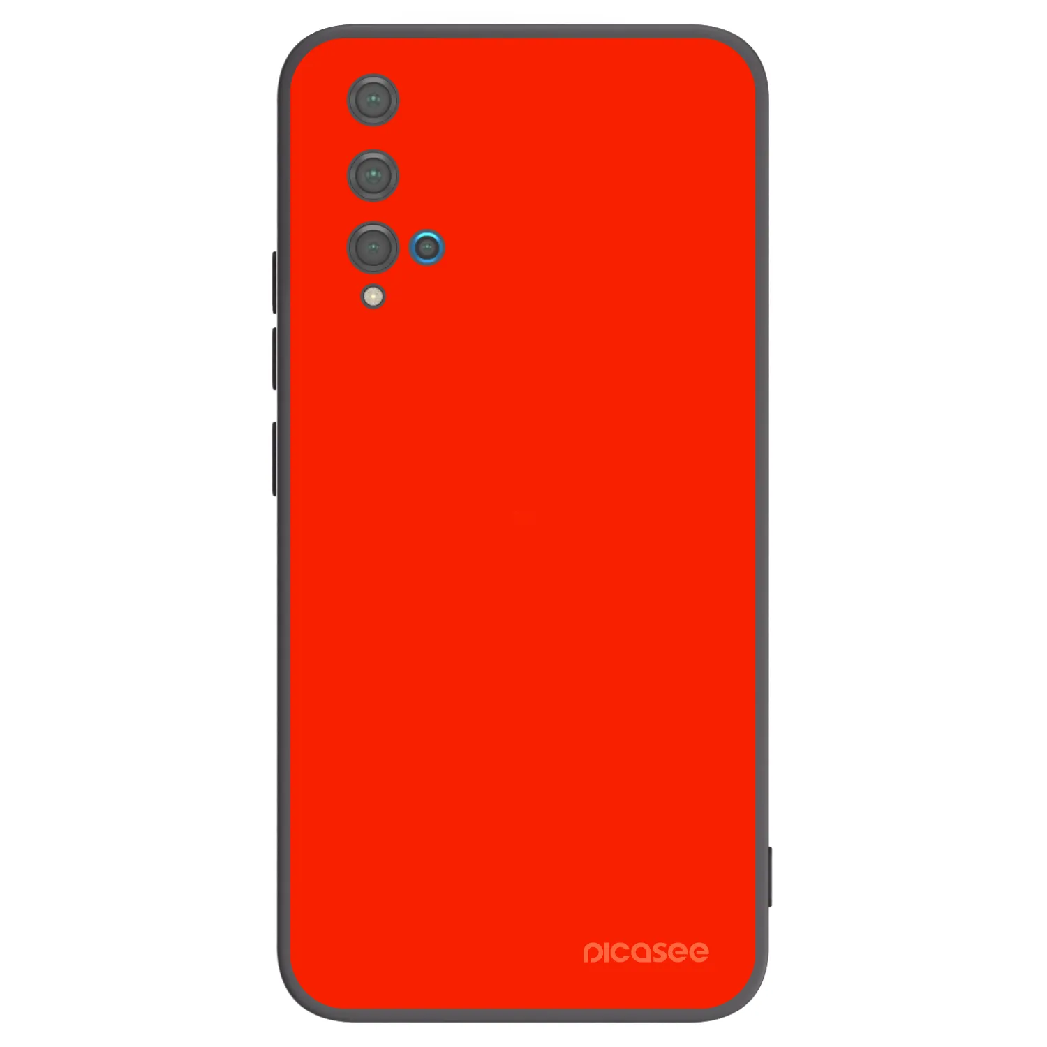 Picasee silikónový čierny obal pre Huawei Nova 5T - Maranello Red
