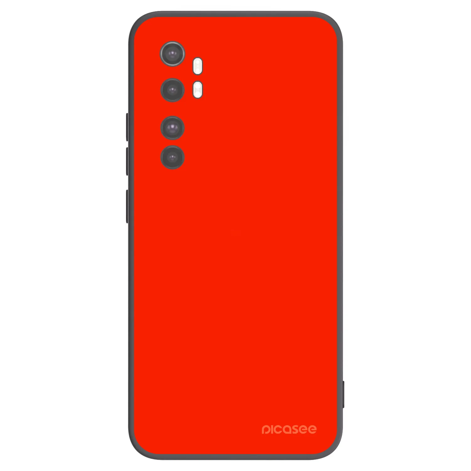 Picasee silikónový čierny obal pre Xiaomi Mi Note 10 Lite - Maranello Red