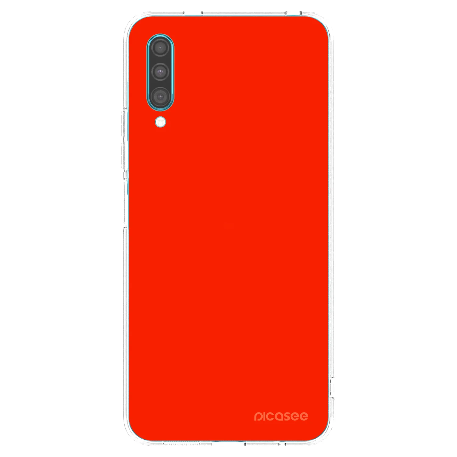 Picasee silikónový prehľadný obal pre Samsung Galaxy A30s A307F - Maranello Red