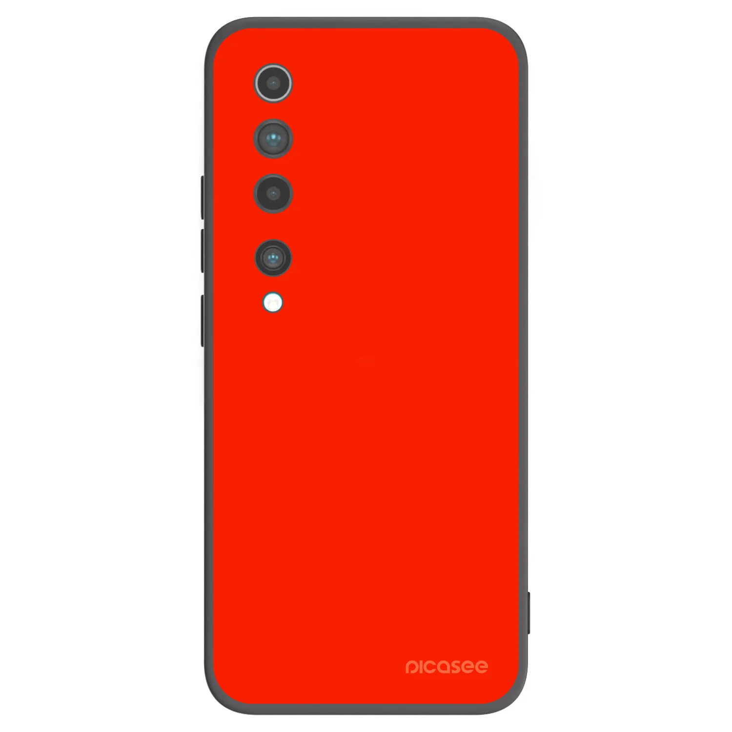 Picasee silikónový čierny obal pre Xiaomi Mi 10 - Maranello Red