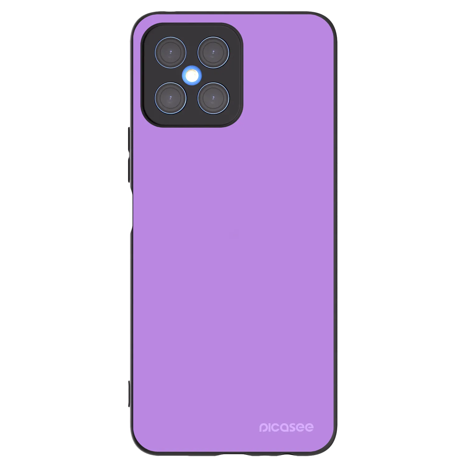 Picasee silikónový čierny obal pre Honor X8 4G - Mystic Melody
