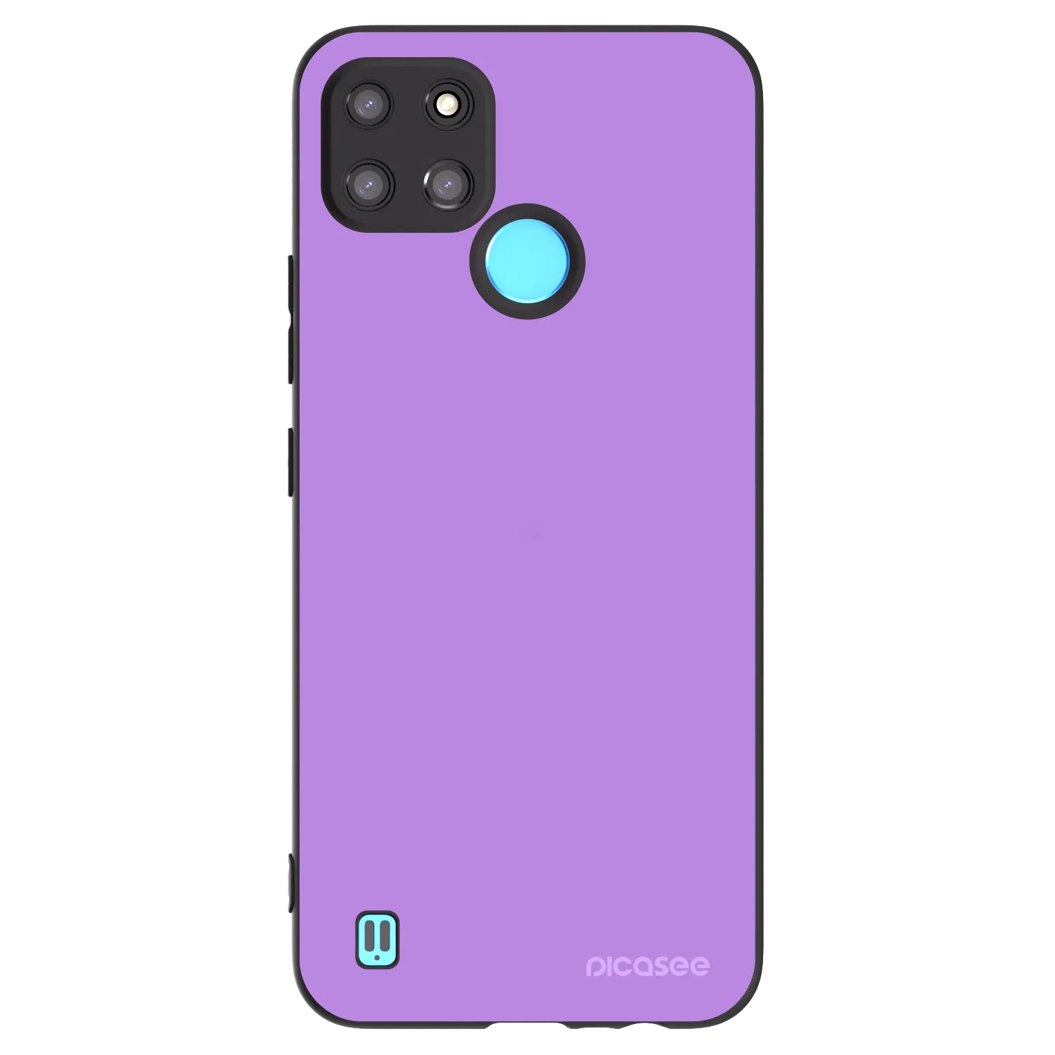 Picasee silikónový čierny obal pre Realme C21Y - Mystic Melody