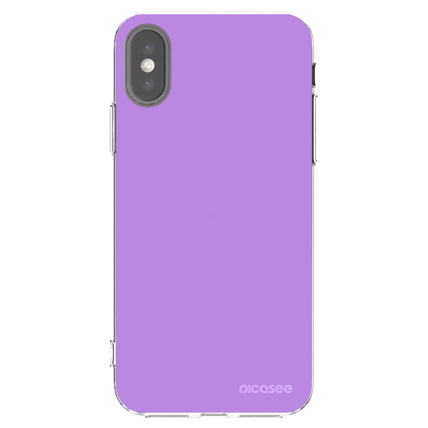 Picasee silikónový prehľadný obal pre Apple iPhone X/XS - Mystic Melody