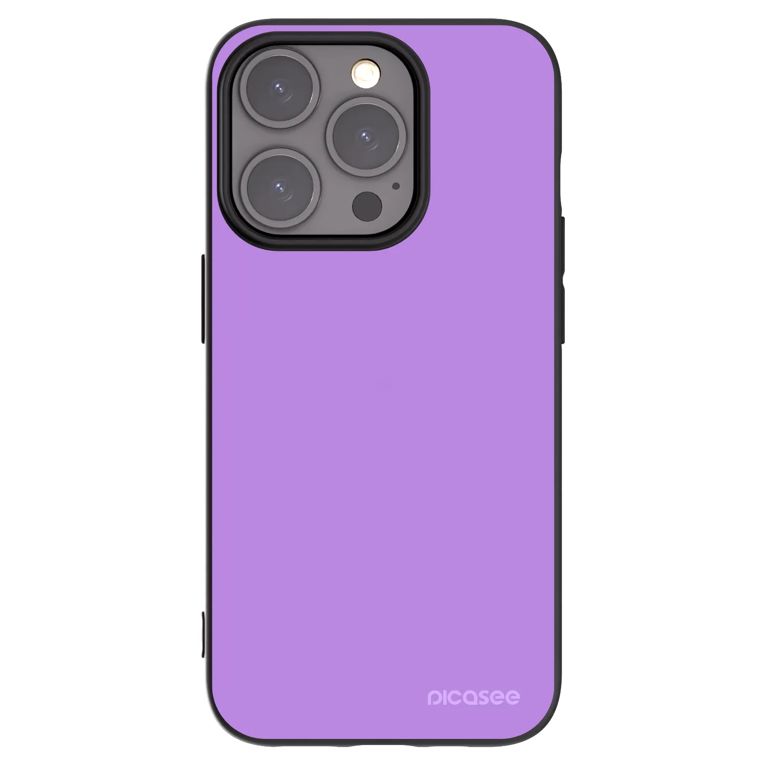 Silikónový čierny obal pre Apple iPhone 15 Pro - Mystic Melody