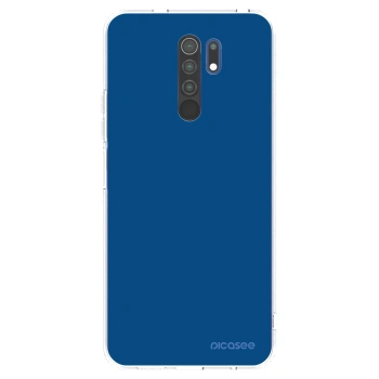 Picasee silikónový prehľadný obal pre Xiaomi Redmi 9 - Navy Blue
