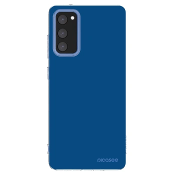 Picasee silikónový prehľadný obal pre Samsung Galaxy S20 FE - Navy Blue