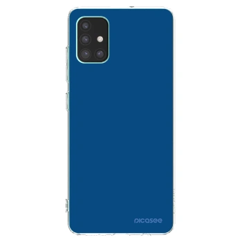 Picasee silikónový prehľadný obal pre Samsung Galaxy M51 M515F - Navy Blue