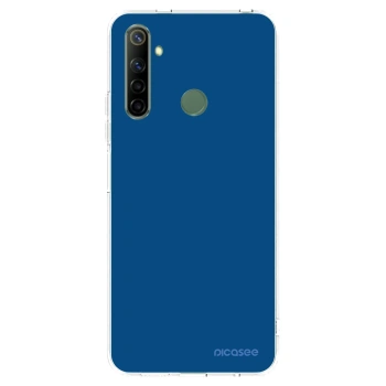 Picasee silikónový prehľadný obal pre Realme 6i - Navy Blue
