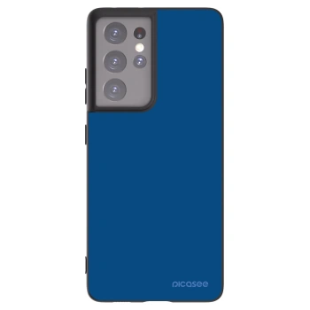 Picasee silikónový čierny obal pre Samsung Galaxy S21 Ultra 5G G998B - Navy Blue