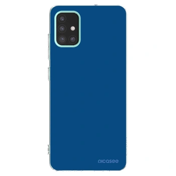 Picasee silikónový prehľadný obal pre Samsung Galaxy M31s - Navy Blue