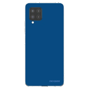 Picasee silikónový prehľadný obal pre Samsung Galaxy A42 A426B - Navy Blue