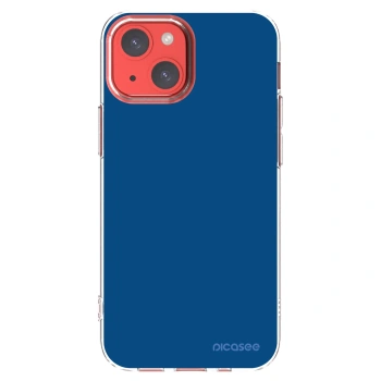 Picasee silikónový prehľadný obal pre Apple iPhone 13 mini - Navy Blue