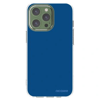 Picasee silikónový prehľadný obal pre Apple iPhone 13 Pro - Navy Blue