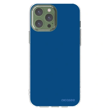 Picasee silikónový prehľadný obal pre Apple iPhone 13 Pro Max - Navy Blue