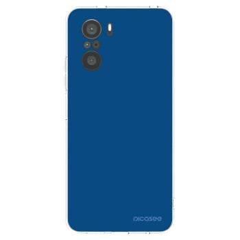Picasee silikónový prehľadný obal pre Xiaomi Poco F3 - Navy Blue